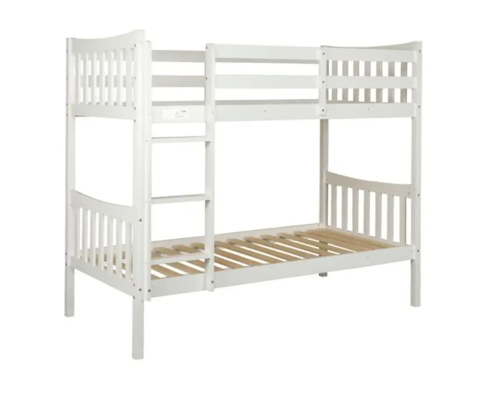 Glebe Single Bunk - White