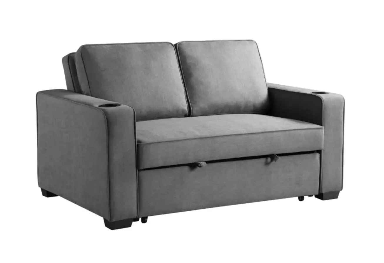 Miles 2 Seater Sofa Bed- Dark Grey