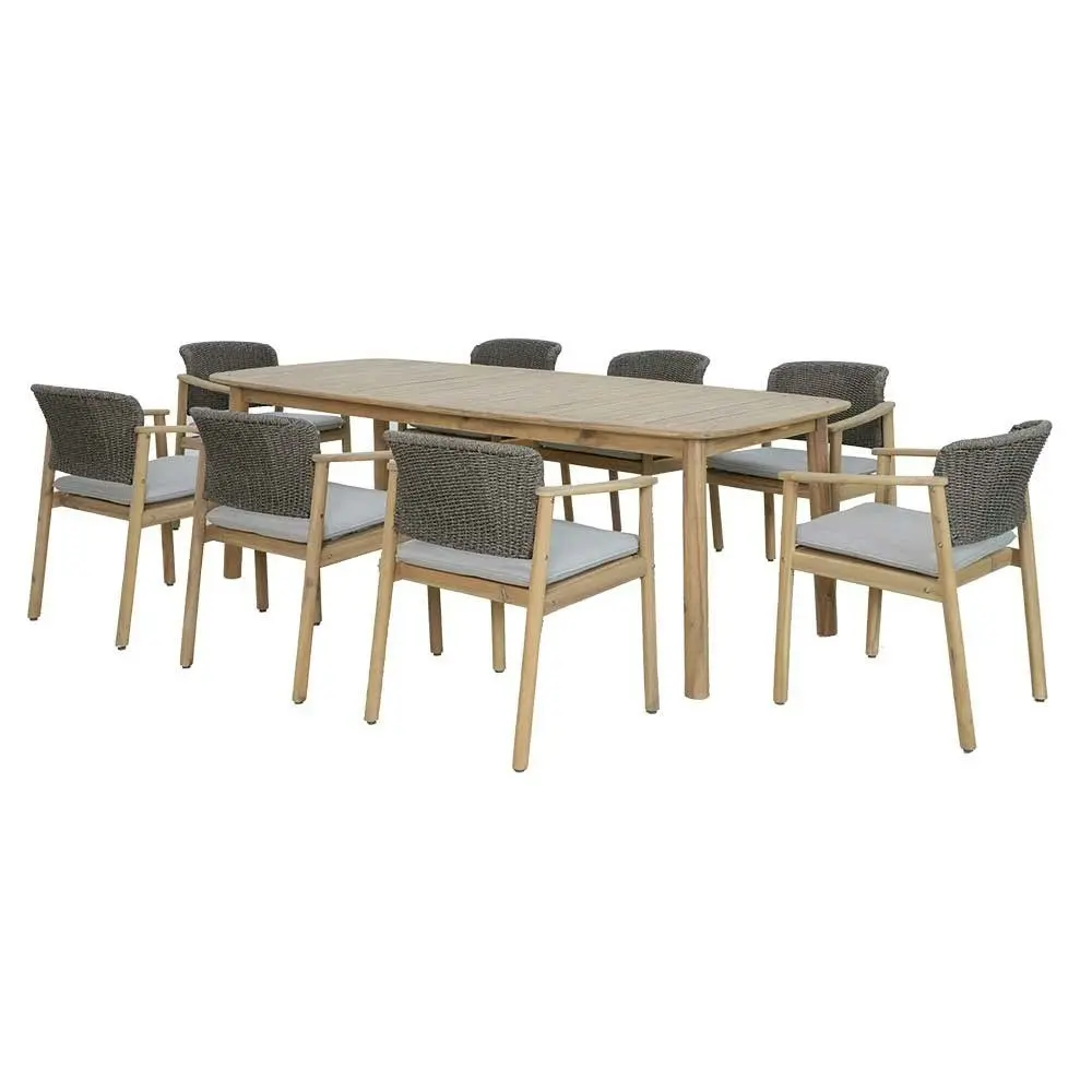 Lexi 9 Piece Outdoor Dining Set