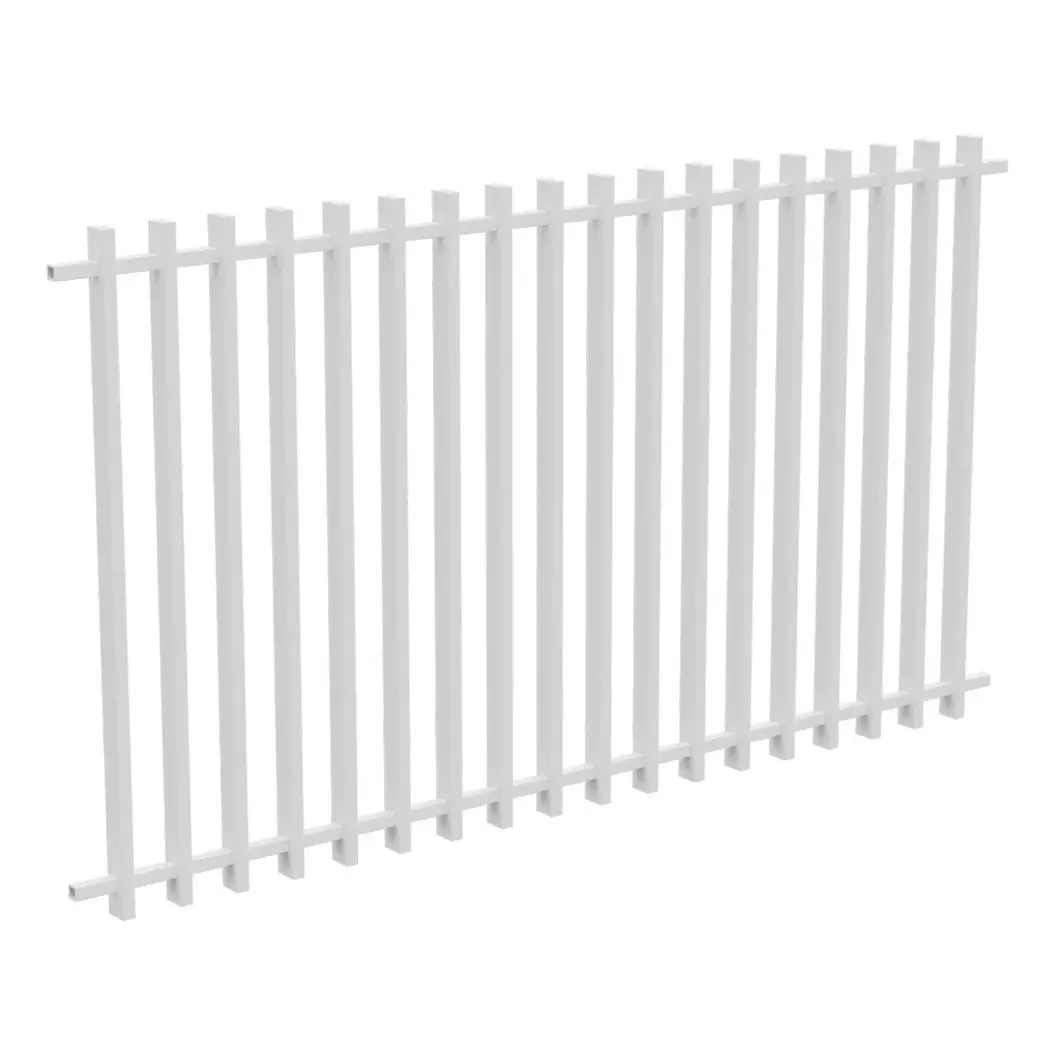 Barr Fencing Panel 1200mm x 2205mm in Pearl White