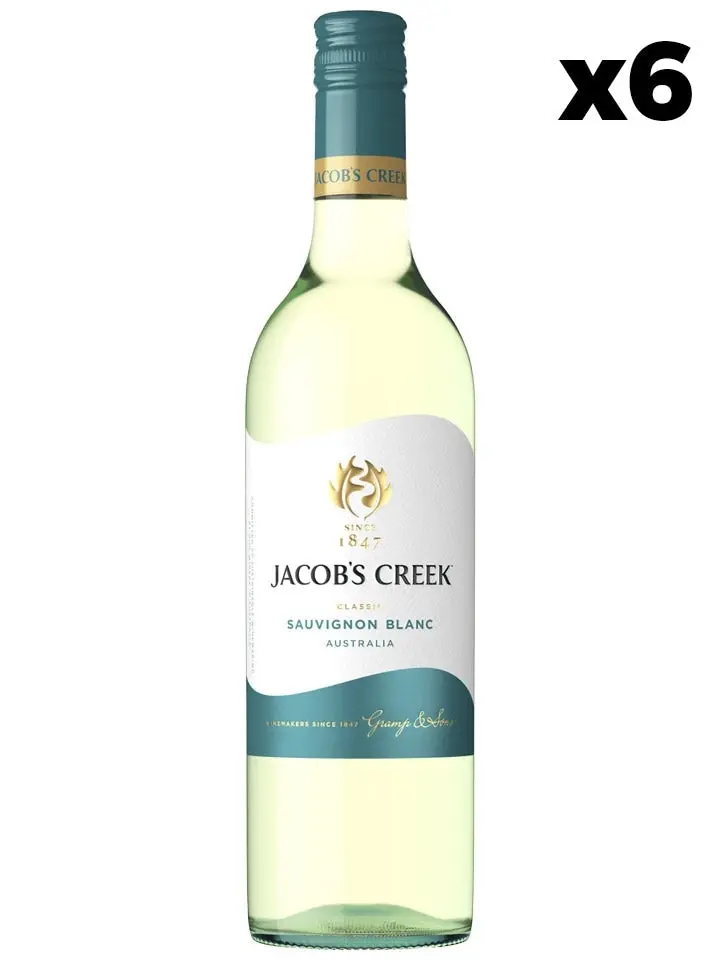 Jacob's Creek Classic Sauvignon Blanc White Wine Case 6 X 750ml