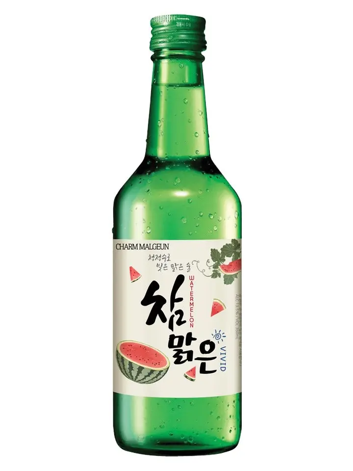 Charm Malgeun Vivid Watermelon Flavoured Soju 360ml