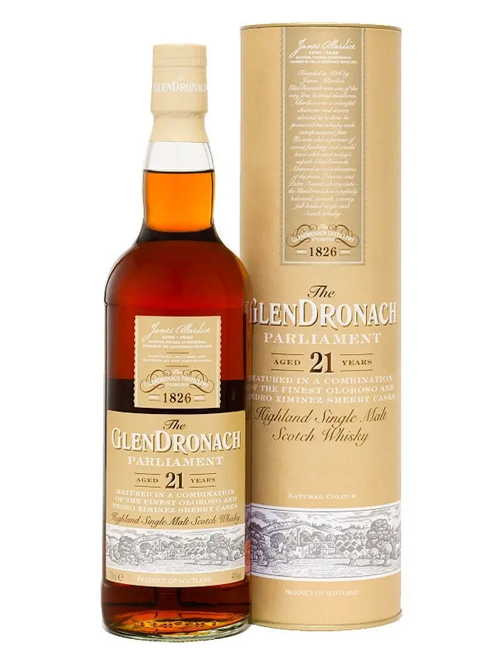 Glendronach Parliament 21 Year Old Single Malt Scotch Whisky 700ml