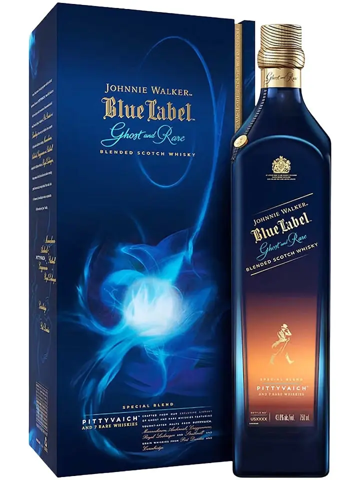 Johnnie Walker Blue Ghost & Rare Pittyvaich Blended Scotch Whisky 750ml