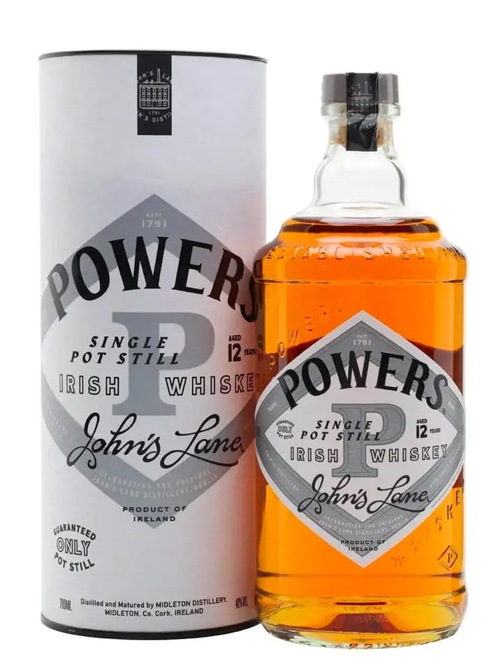 Powers 12 Year Old John Lane Single Pot Still Irish Whiskey 700ml