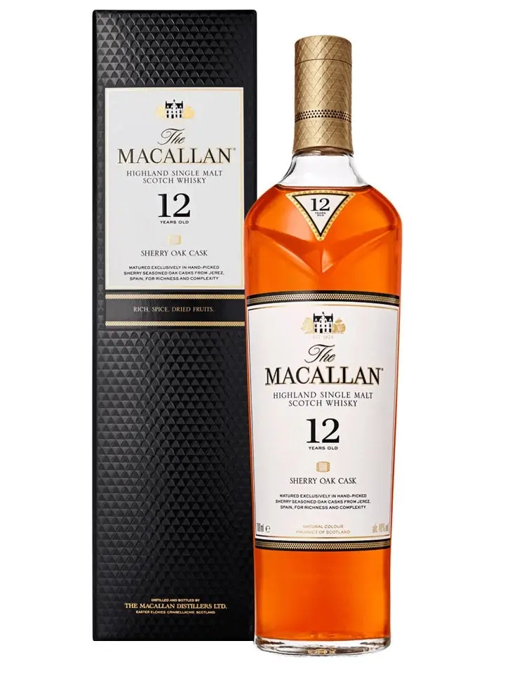 The Macallan 12 Year Old Sherry Oak Single Malt Scotch Whisky 700ml