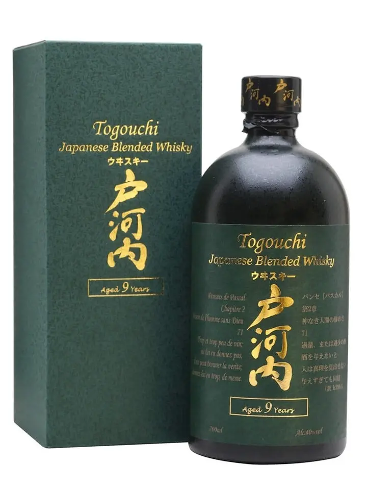 Togouchi 9 Year Old Japanese Blended Whisky 700ml