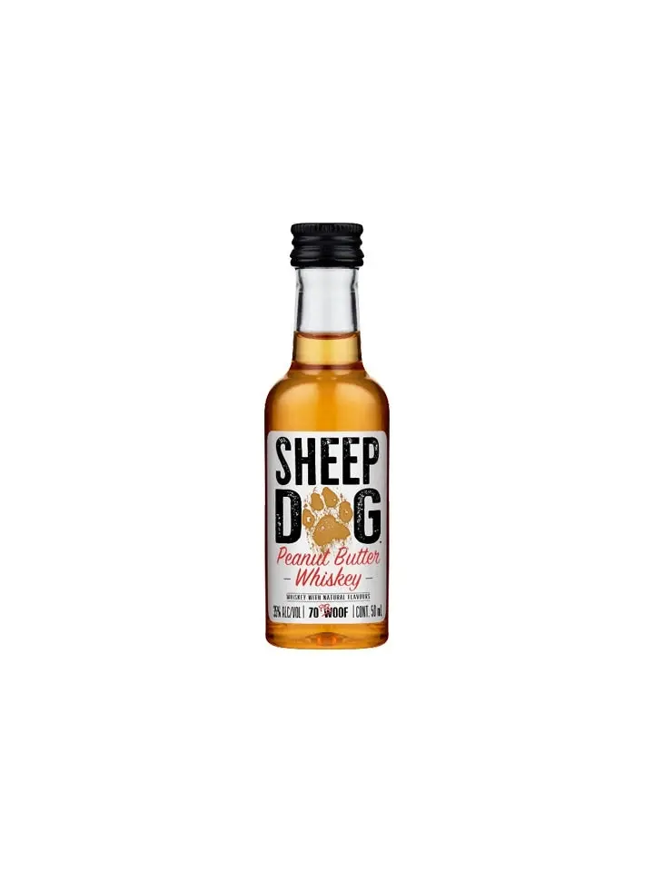 Sheep Dog Peanut Butter Flavoured Whiskey Liqueur Miniature 50ml