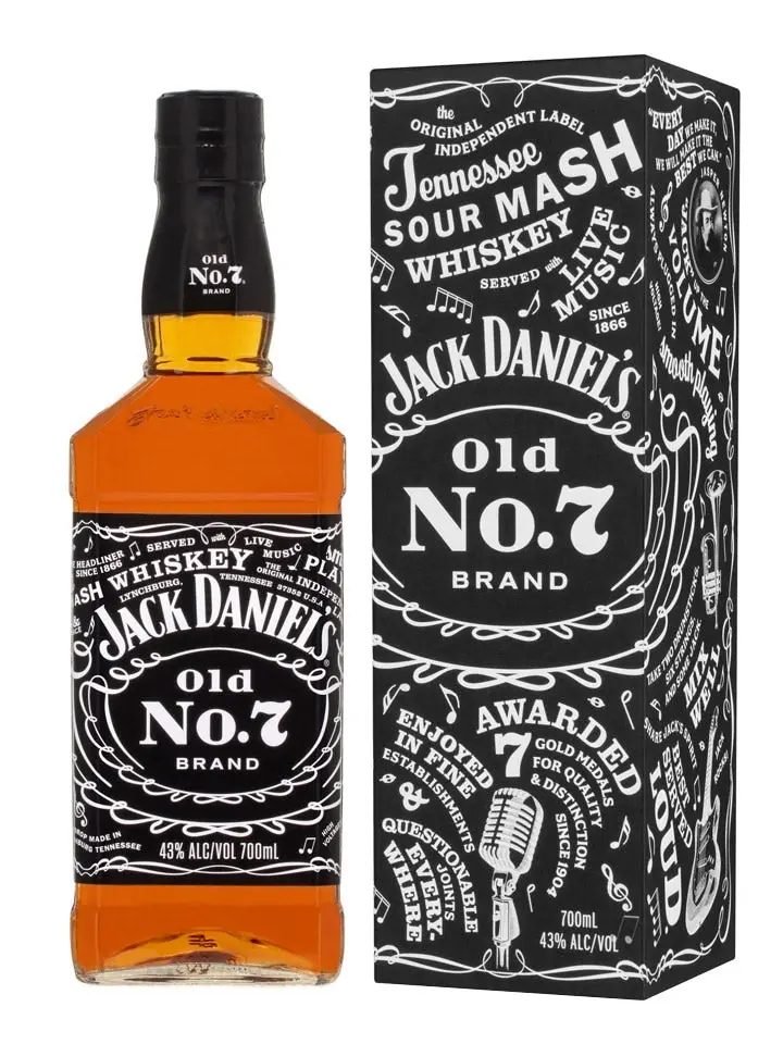 Jack Daniels Jack Daniel's Paula Scher Music Limited Edition Tennessee Whiskey 700ml