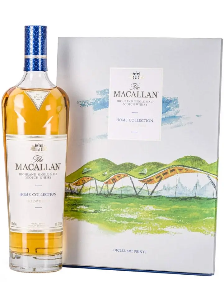 The Macallan Home Collection 'the Distillery' First Edition With Giclee Art Prints Limited Edition Single Malt Scotch Whisky 700ml