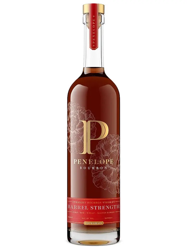 Penelope Four Grain Barrel Strength Straight Bourbon Whiskey 750ml