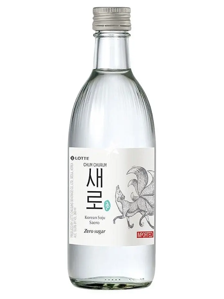 Chum Churum Saero Zero Sugar Korean Soju 360ml