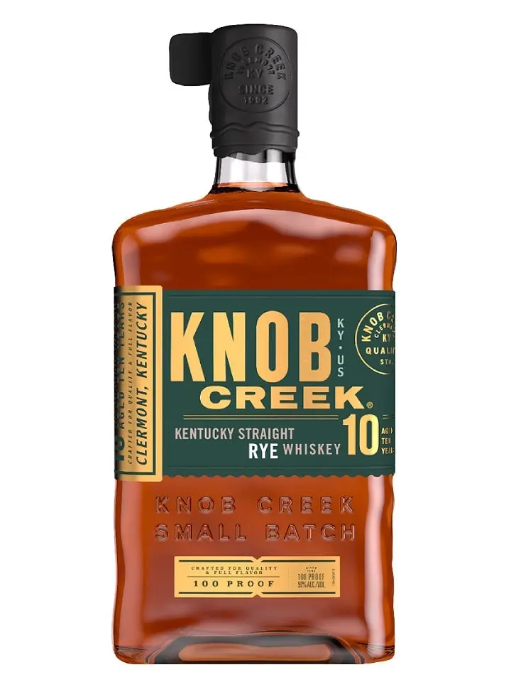 Knob Creek 10 Year Old Small Batch Kentucky Straight Rye Whiskey 750ml