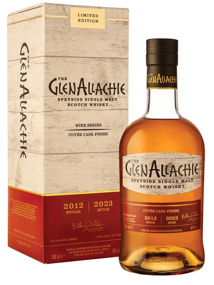 Glenallachie 11 Year Old 2012 Vintage Cuvee Wine Cask Finish Single Malt Scotch Whisky 700ml