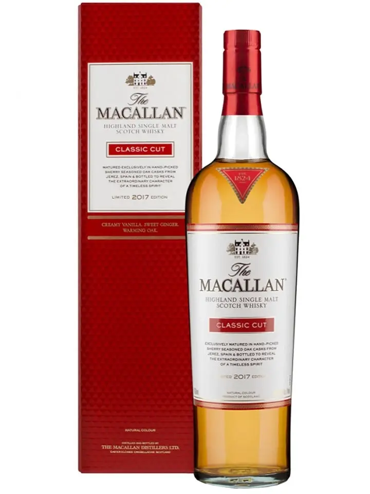 The Macallan Classic Cut 2017 First Edition Cask Strength Single Malt Scotch Whisky 700ml