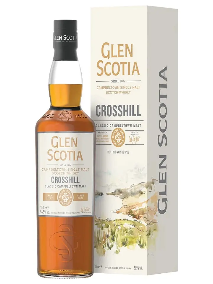 Glen Scotia Crosshill Campbeltown Cask Strength Single Malt Scotch Whisky 1l