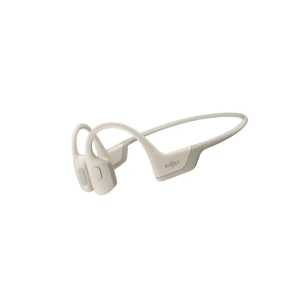 SHOKZ OpenRun Pro Bone Conduction Sports/Running Bluetooth Headphones Beige