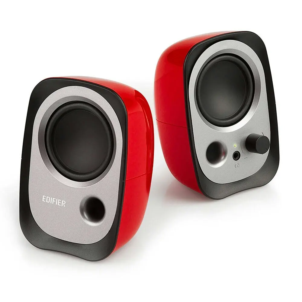 Edifier R12U 2.0 USB Multimedia Speakers AUX for Laptop/Desktop PC Computer Red