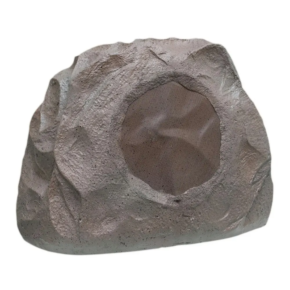 TAGA Harmony 8" 2-Way Outdoor Garden Stone/Rock Audio Speaker - Sandstone