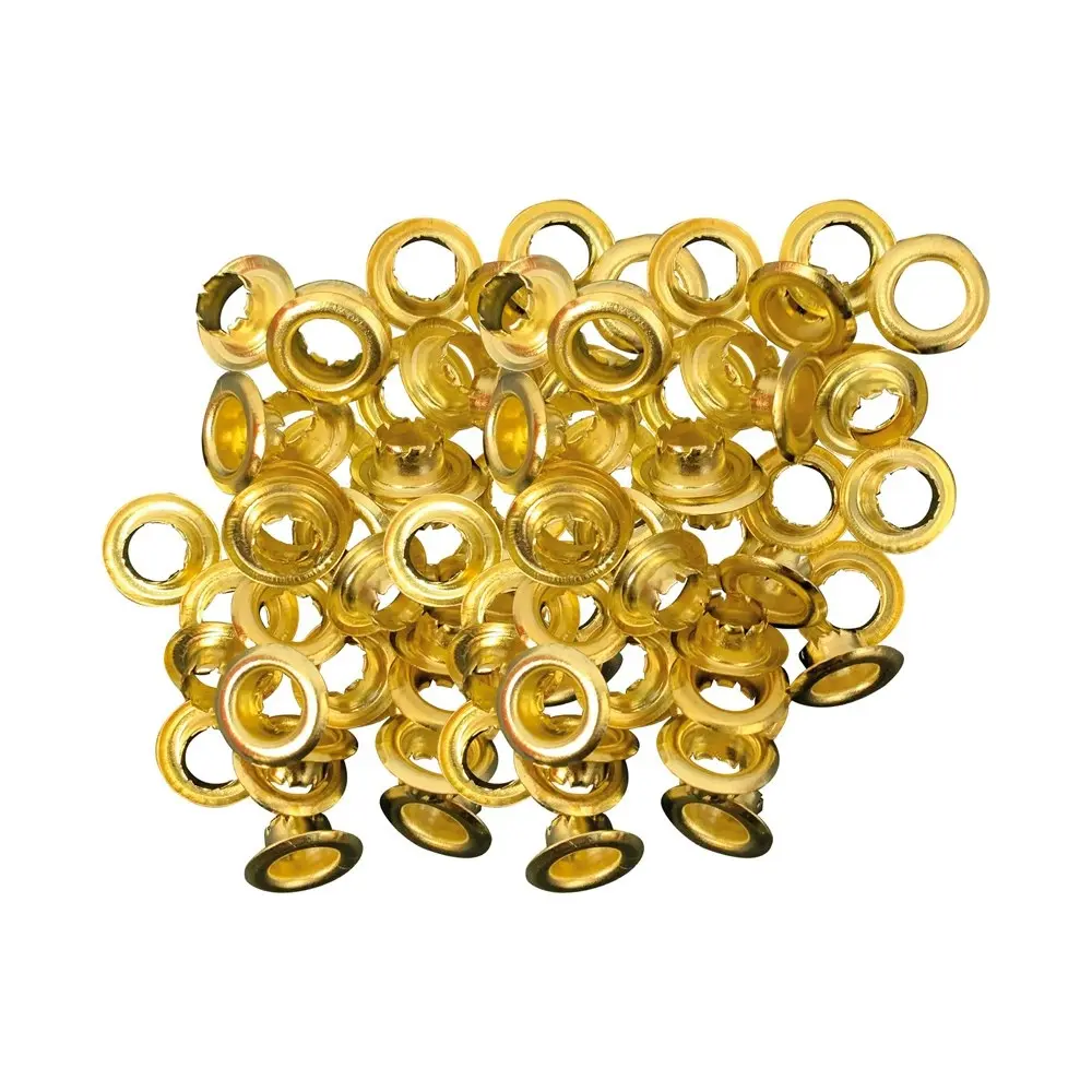 2000pc Spear & Jackson 7mm Garment Metal Eyelets For EG-1011PI Hand Tool Gold