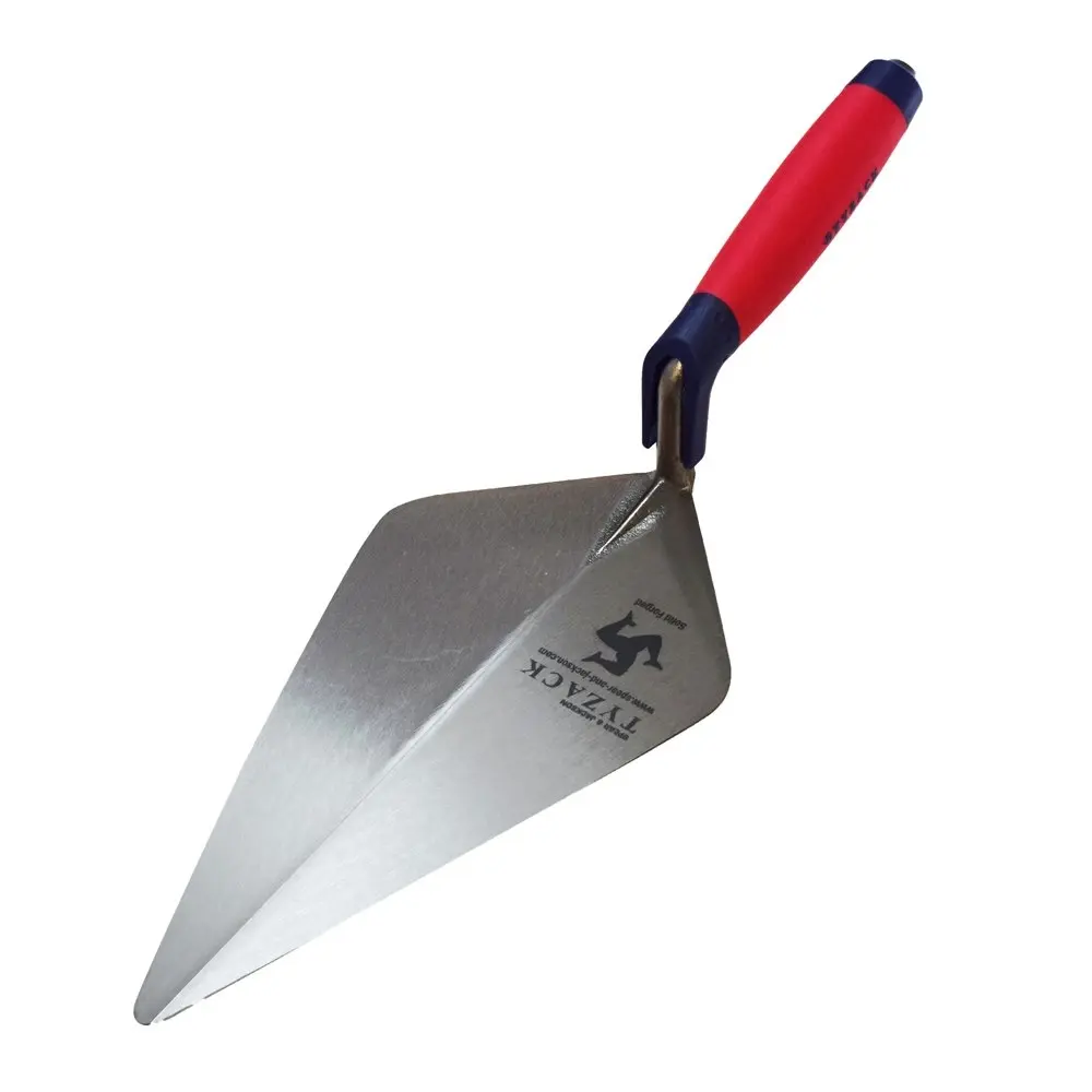 Spear & Jackson Tyzack Broad Heel Brick Trowel Non-slip Handle Hand Tool 305mm