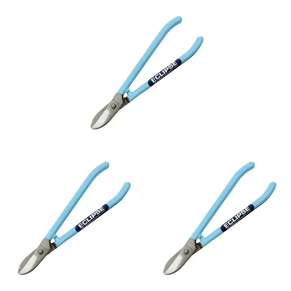 3x Eclipse Pro Tools Snips Professional Straight Blade Copper Cutting Tool 180mm