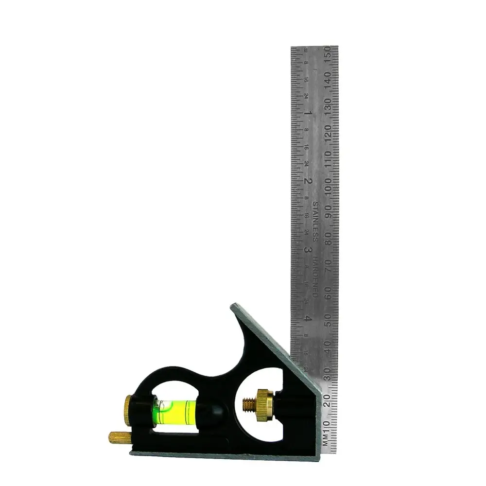 Eclipse Pro Tools Combination Square Metric/Imperial 150mm Stainless Steel Tool