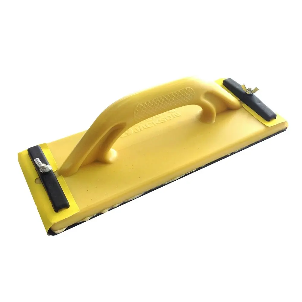 Spear & Jackson 280mm Sanding Float Mounting Bar w/ Screw Clamps Tool Yellow