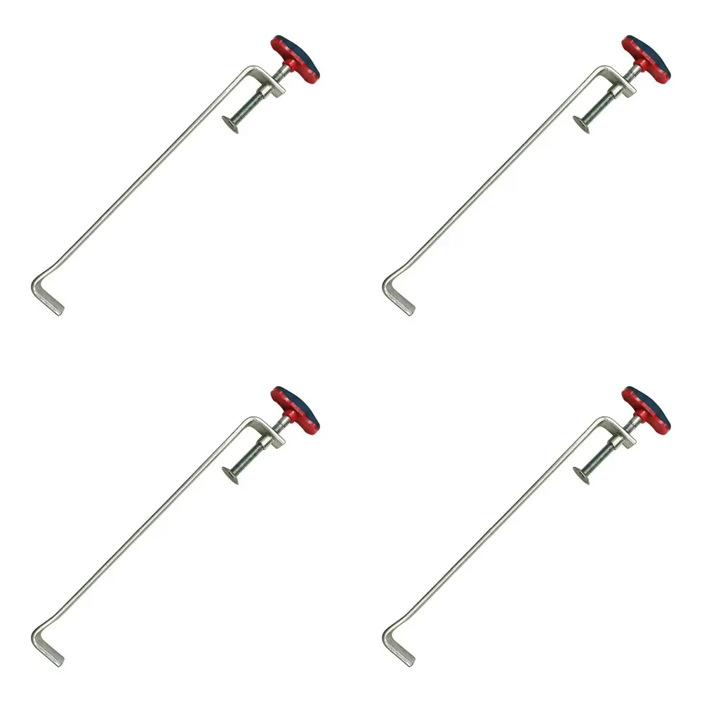 4PK Spear & Jackson Profile Clamp Soft Grip Handle Panel Holder Tool 300mm SLVR