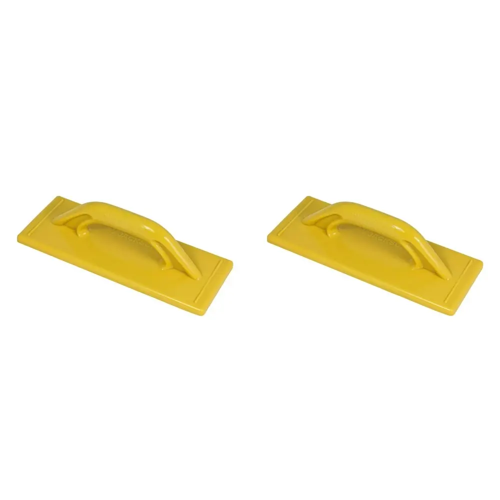 2PK Spear & Jackson Polypropylene Float Construction Plastering Tool 28cm Yellow