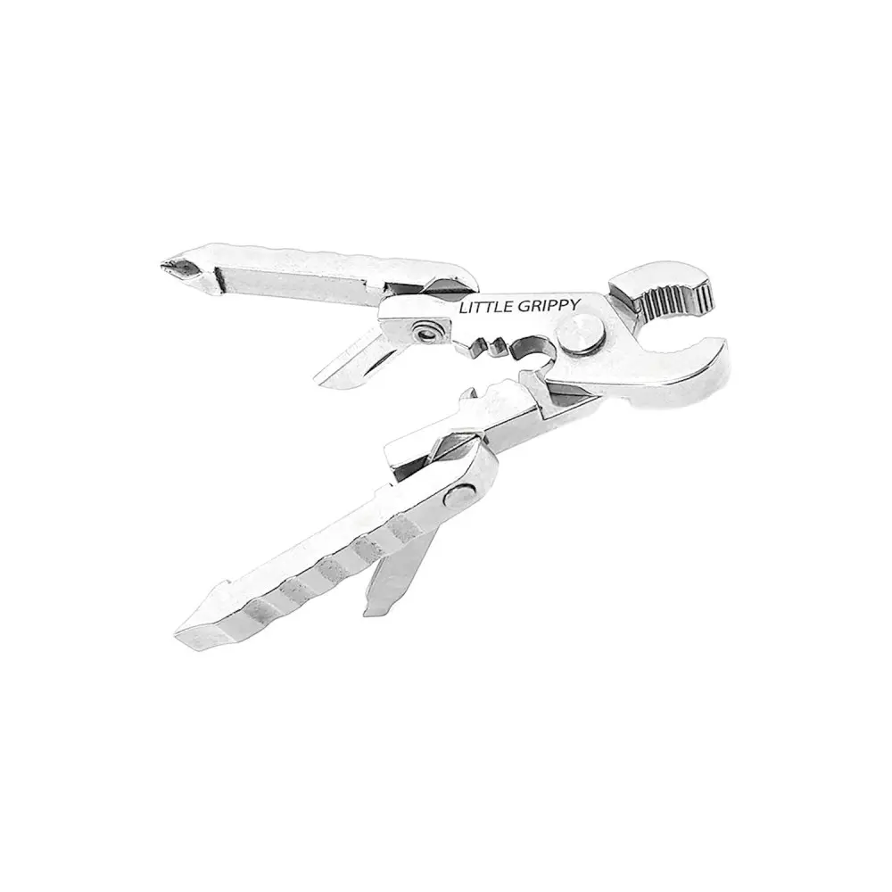 Trixie & Milo Little Grippy 7-in-1 Multi-Tool Portable Hand Tool Silver