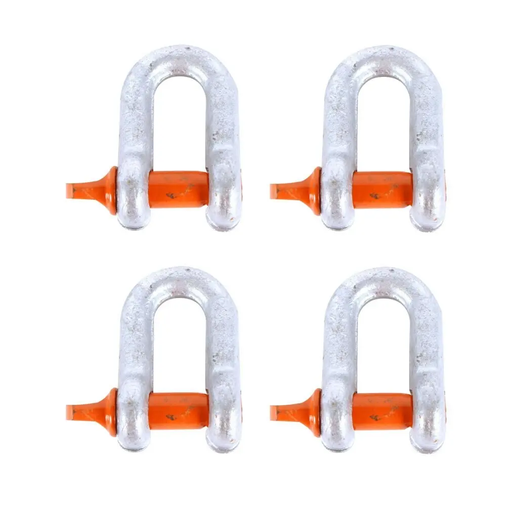 4x Thorny Devil Shackle Dee Grade S Screw Pin SWL 1500Kg Outdoor Camping 7/16