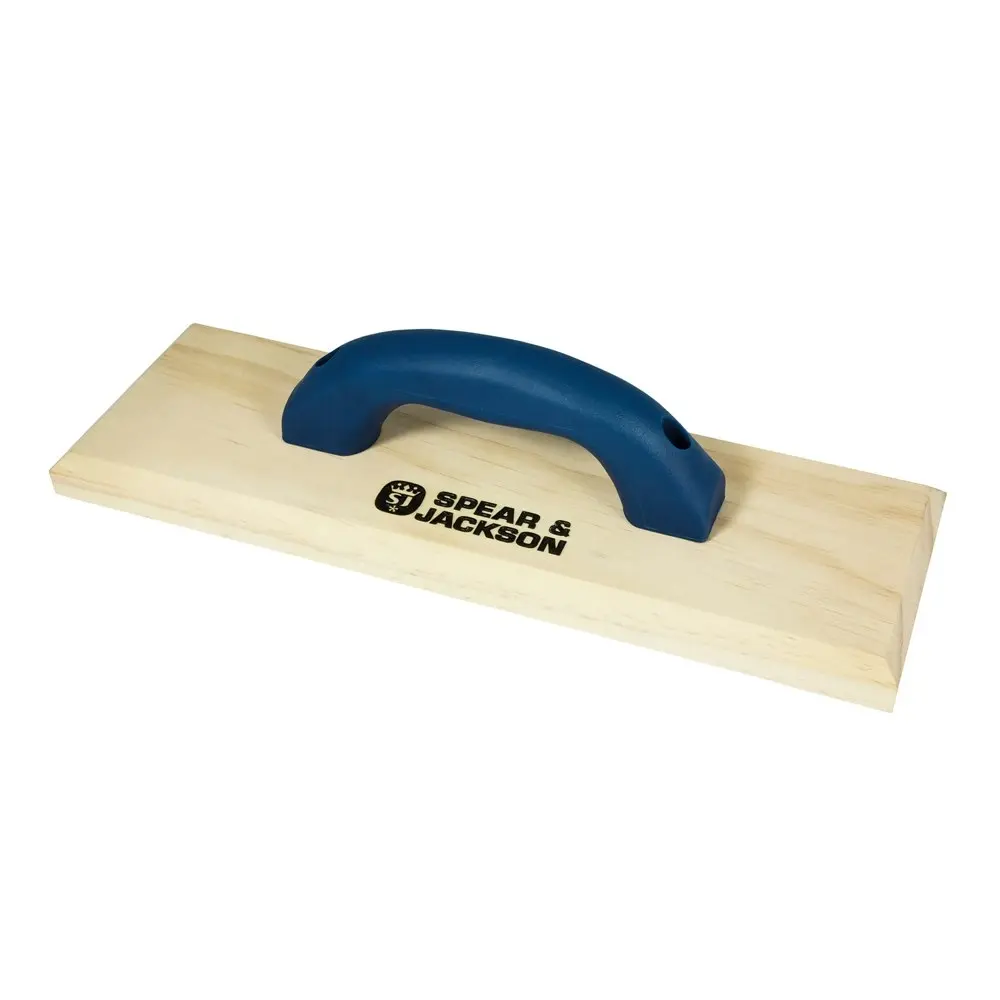 Spear & Jackson Pine Timber Float Plastic Handle Plastering Tool 275mm Natural