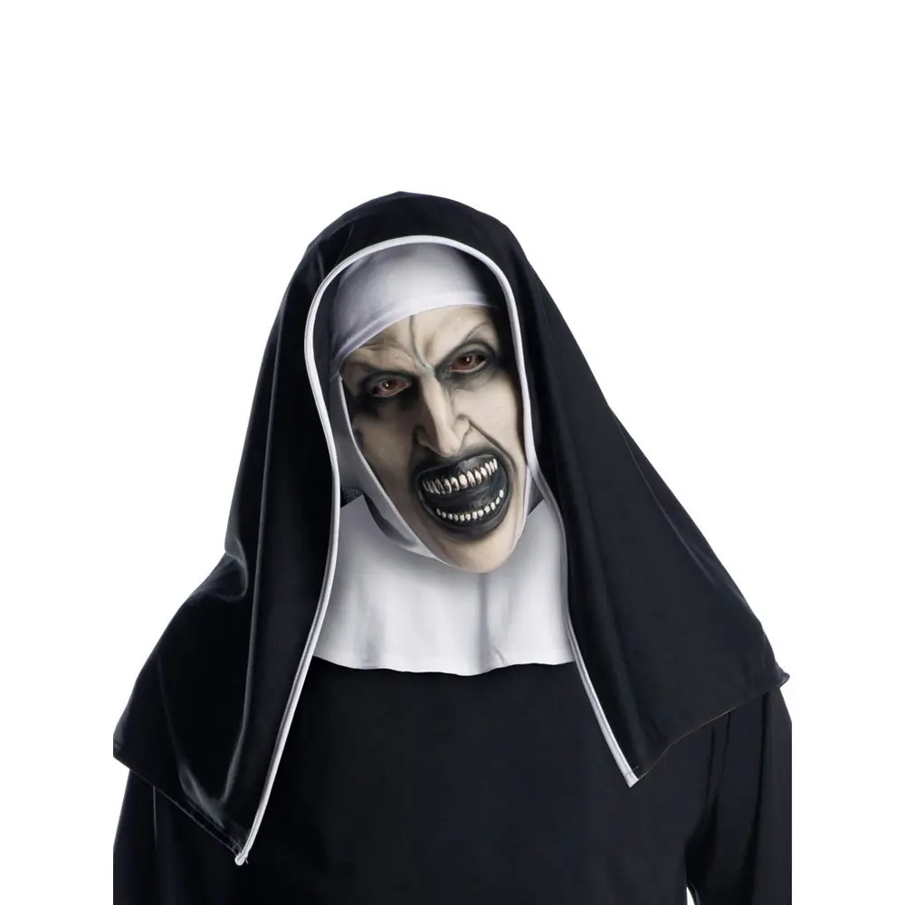 The Nun The Nun 3/4 Mask w/ Headpiece Halloween Costume Cosplay Accessory Adult