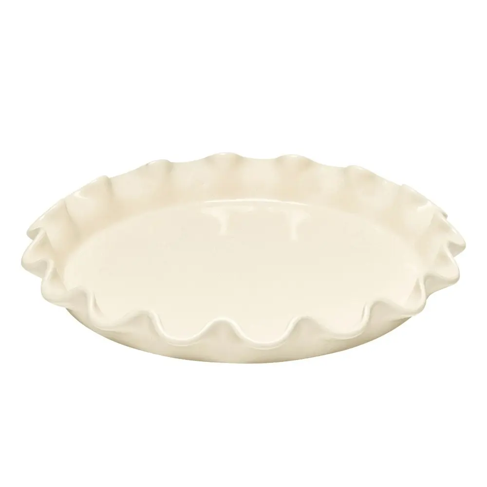 Emile Henry 33cm Ceramic Ruffled Tart Dish Kitchen Baking Plate/Mould Clay WT