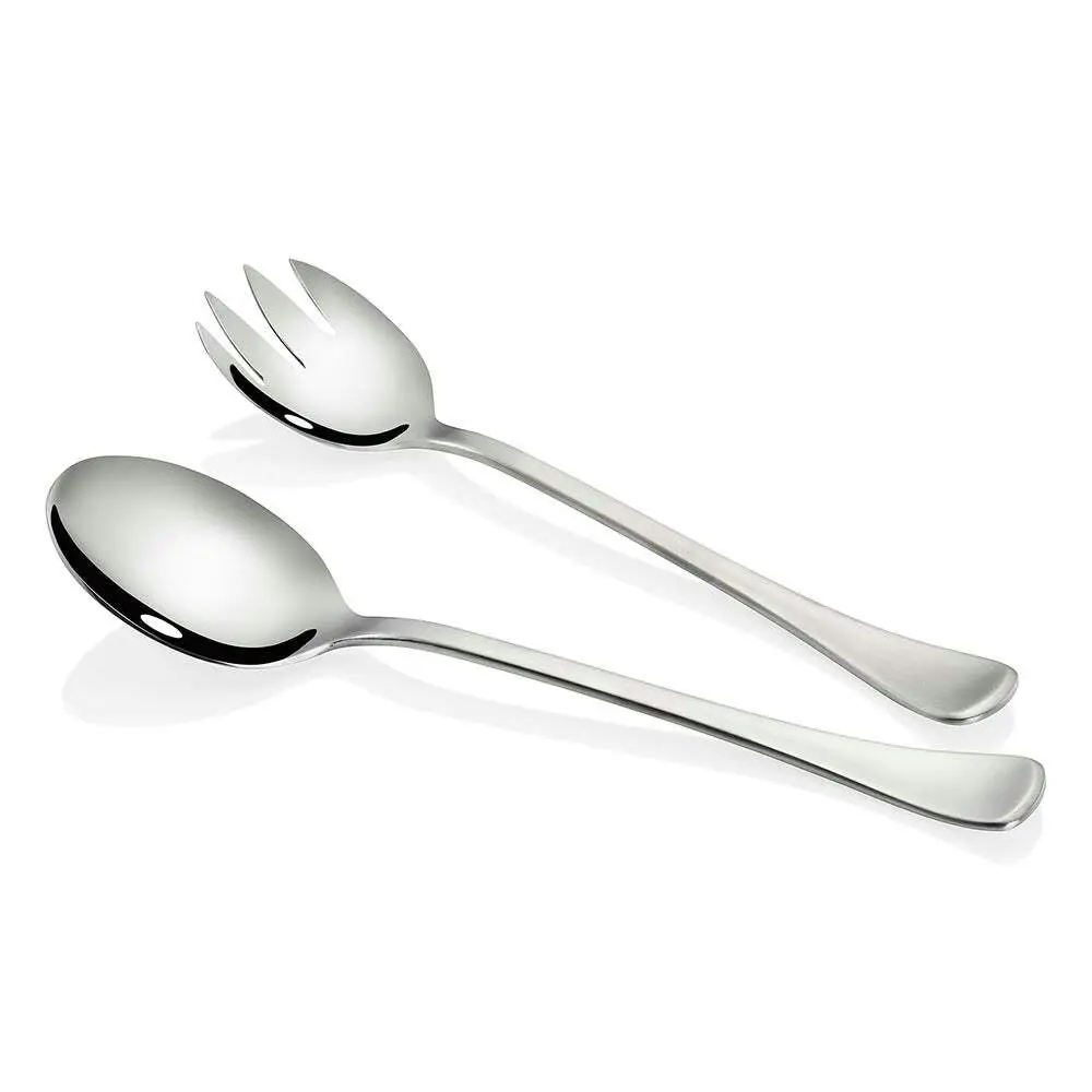 2pc Stanley Rogers Metropolitan Salad Servers Spoon/Fork Stainless Steel Set