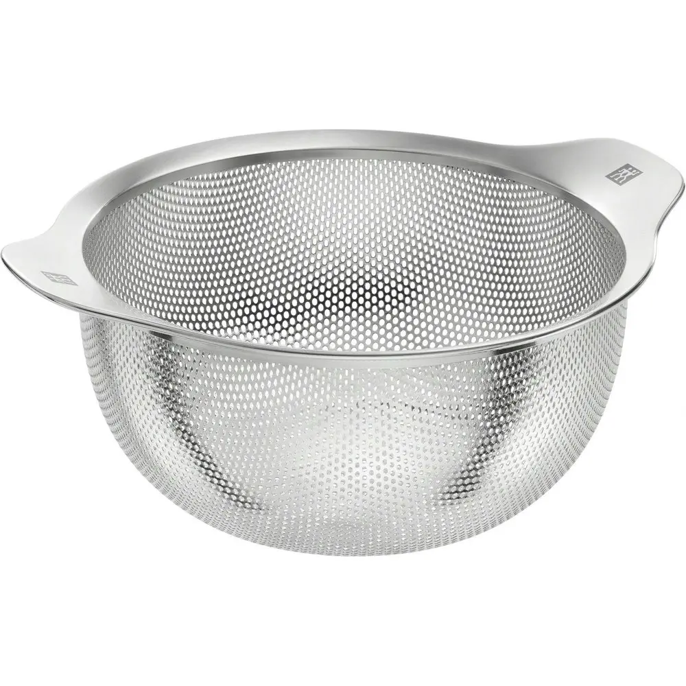 Zwilling Stainless Steel 20cm Colander Fruit/Vegetable Strainer w/ Handle Silver