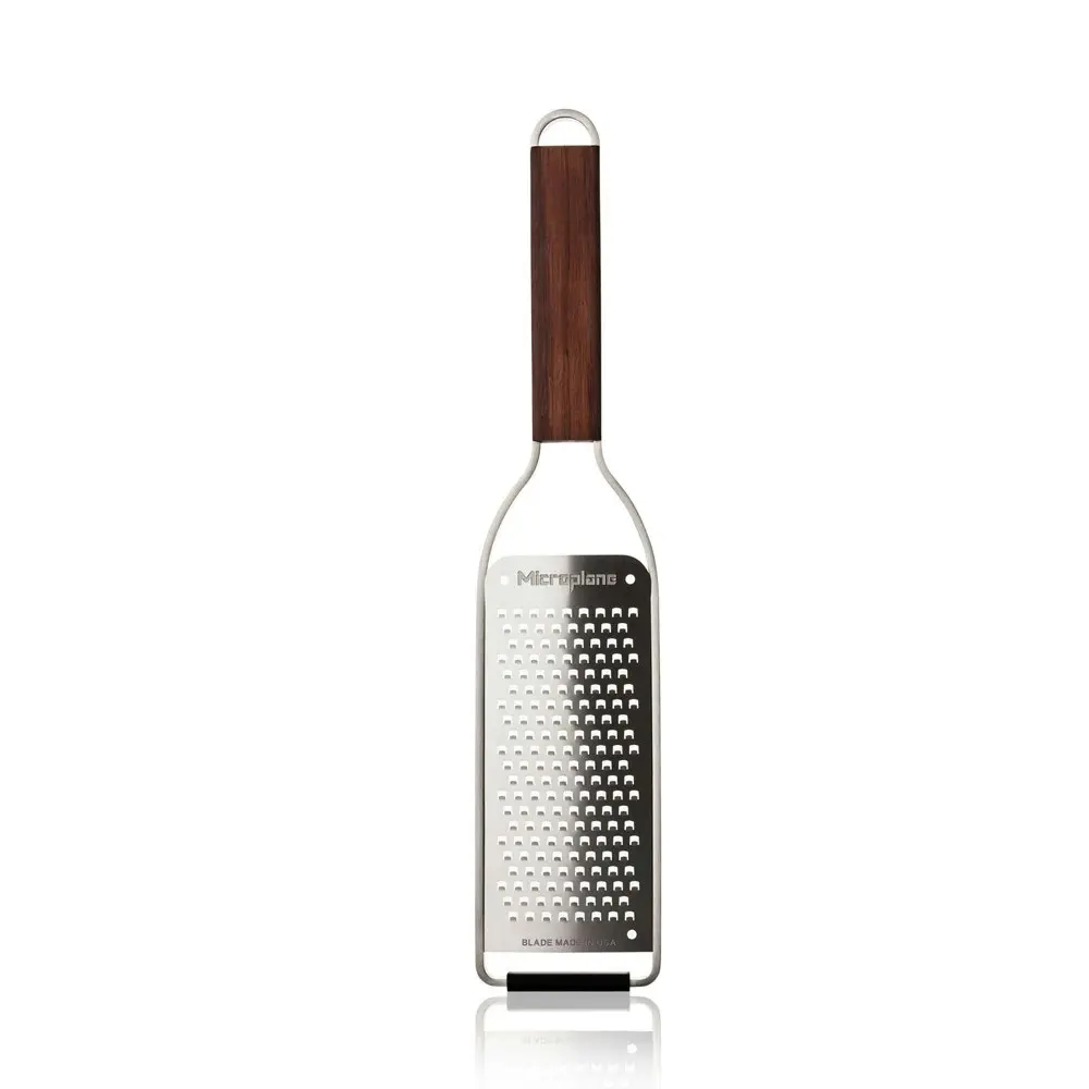 Microplane Master Series Coarse Grater Stainless Steel Vegetable Zester Brown