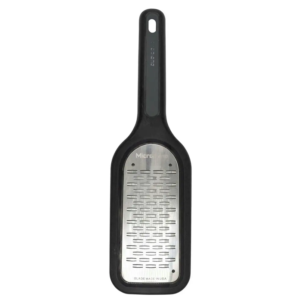 Microplane Select Series 18cm Medium Ribbon Grater Stainless Steel Zester Black