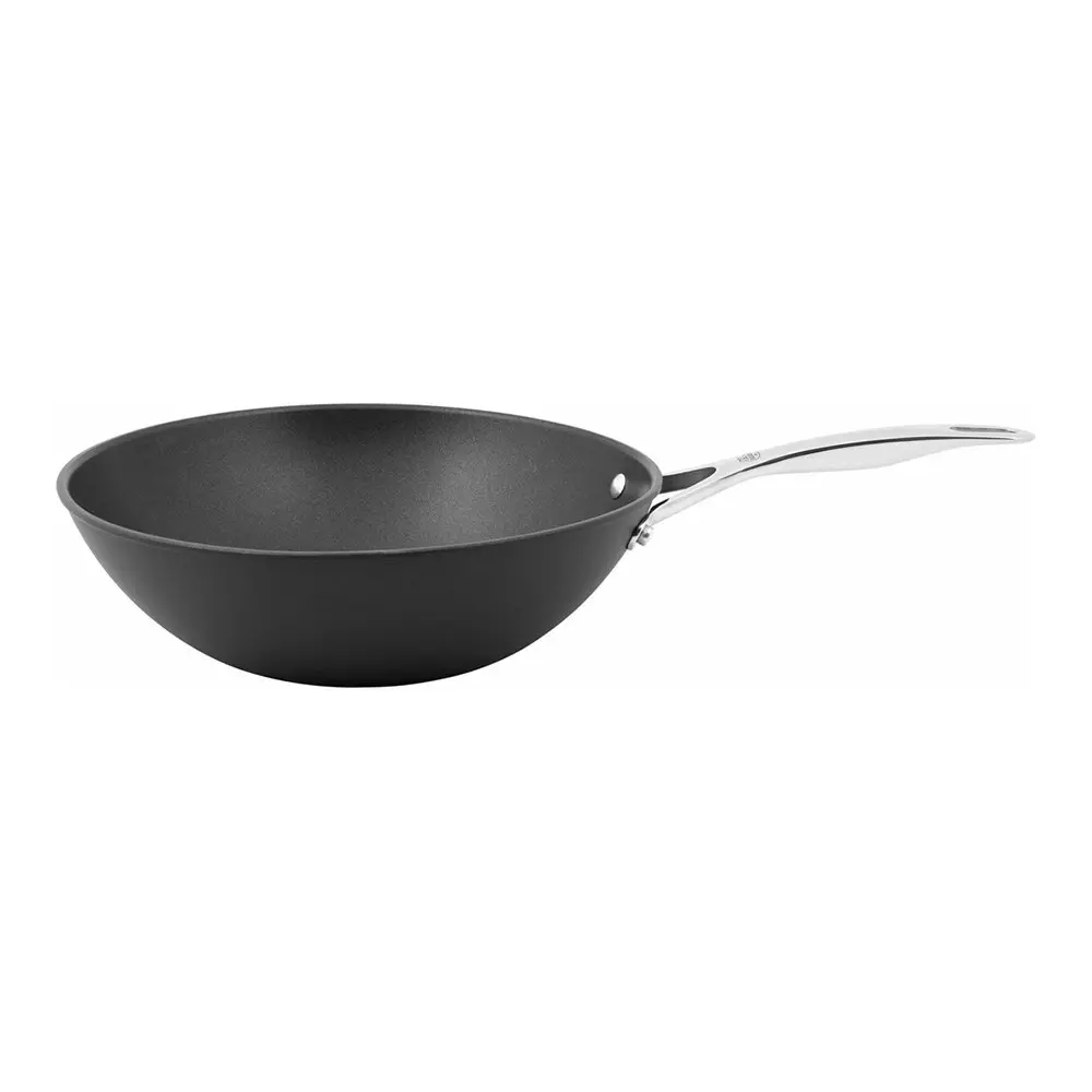 Ballarini Alba 30cm Aluminium Wok Kitchen Non-Stick Cooking Frying Pan Black