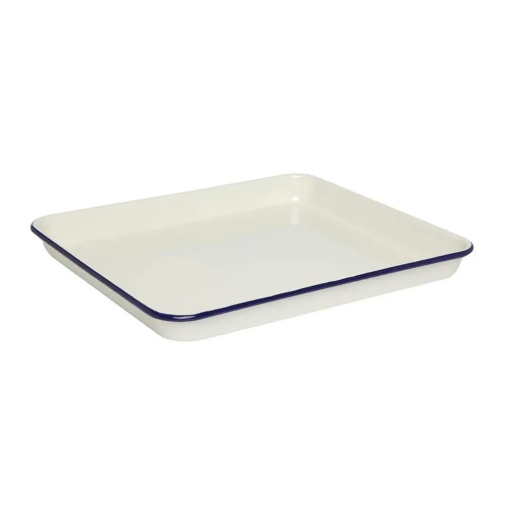 Wiltshire Double Coated Porcelain Enamel Baking Dish Oven Tray 30x26x2cm