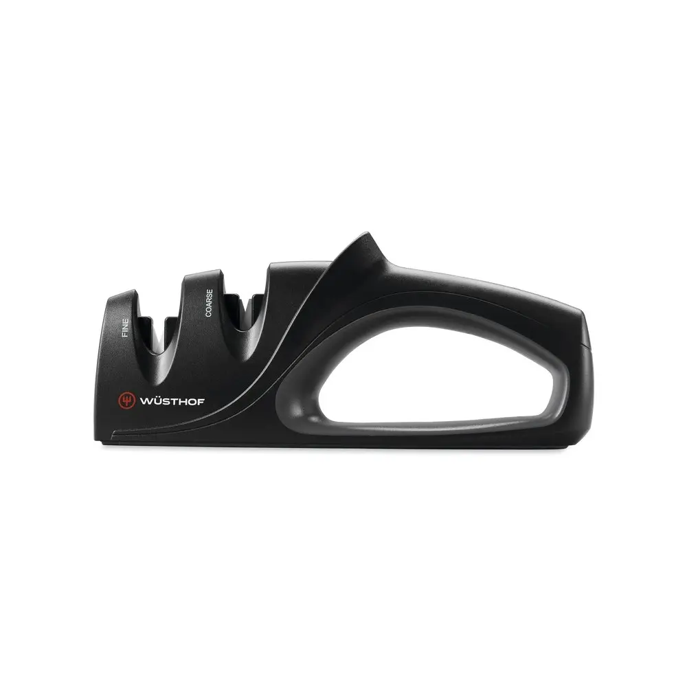 Wusthof Ceramic Two-Stage Hand-Held Knife Sharpener/Sharpening Blade Edge BLK