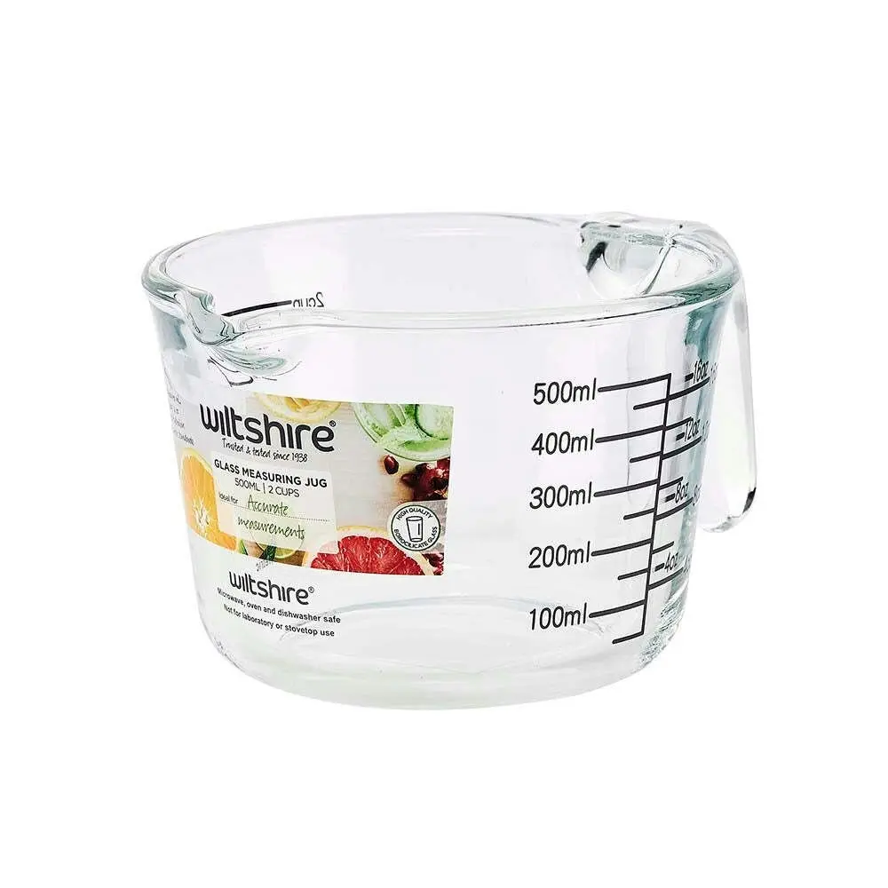 Wiltshire Glass Kitchenware Australian Metric Measuring Jug 500ml/2 Cups