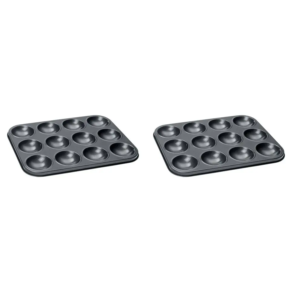 2PK Wiltshire Easybake 12 Cup Bite-Sized Patty Treats Pan Oven Safe Baking Tray