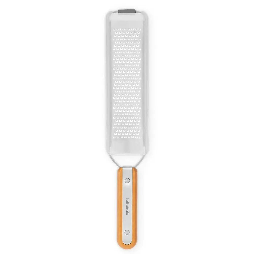 Full Circle Simply The Zest Lime Zester/Grater Stainless Steel Brown/Silver