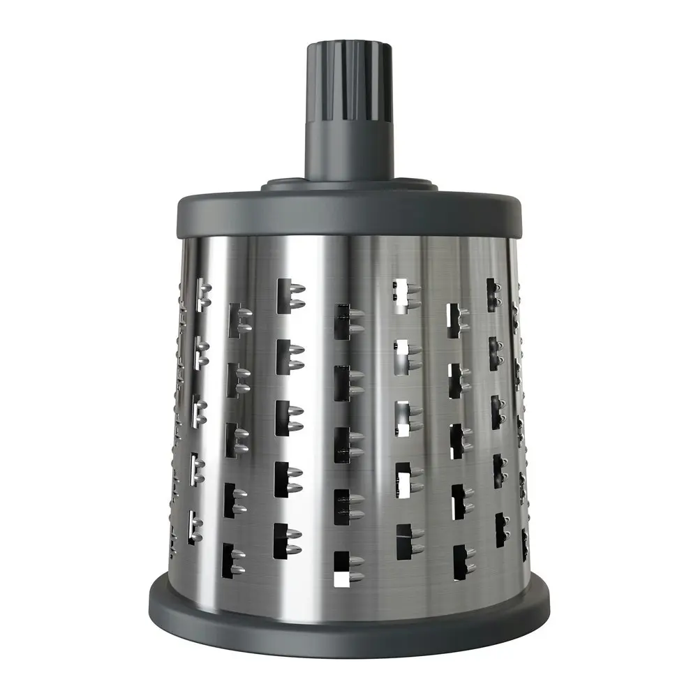 Zyliss Universal Bircher Drum Grater Stainless Steel Vegetable Cutter Grey