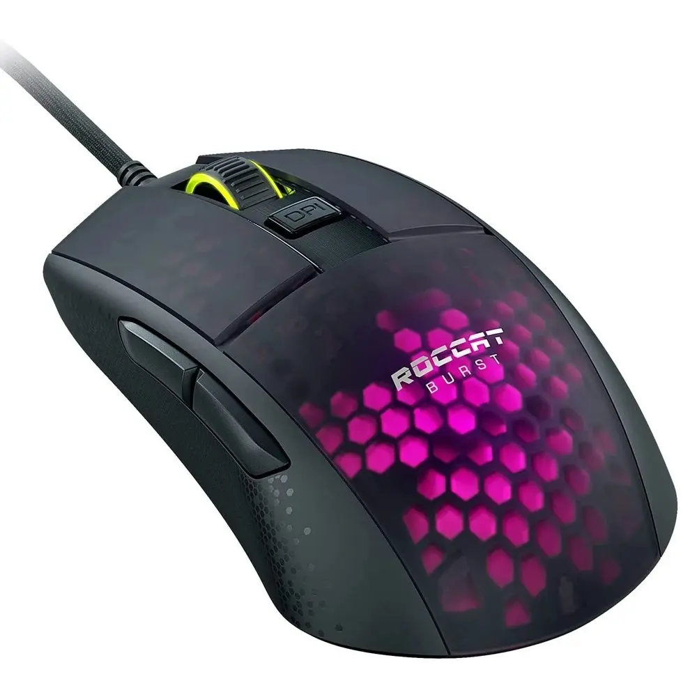 Roccat Burst Pro Lightweight Optical Pro Gaming Mouse For Windows 8/10/11 Black