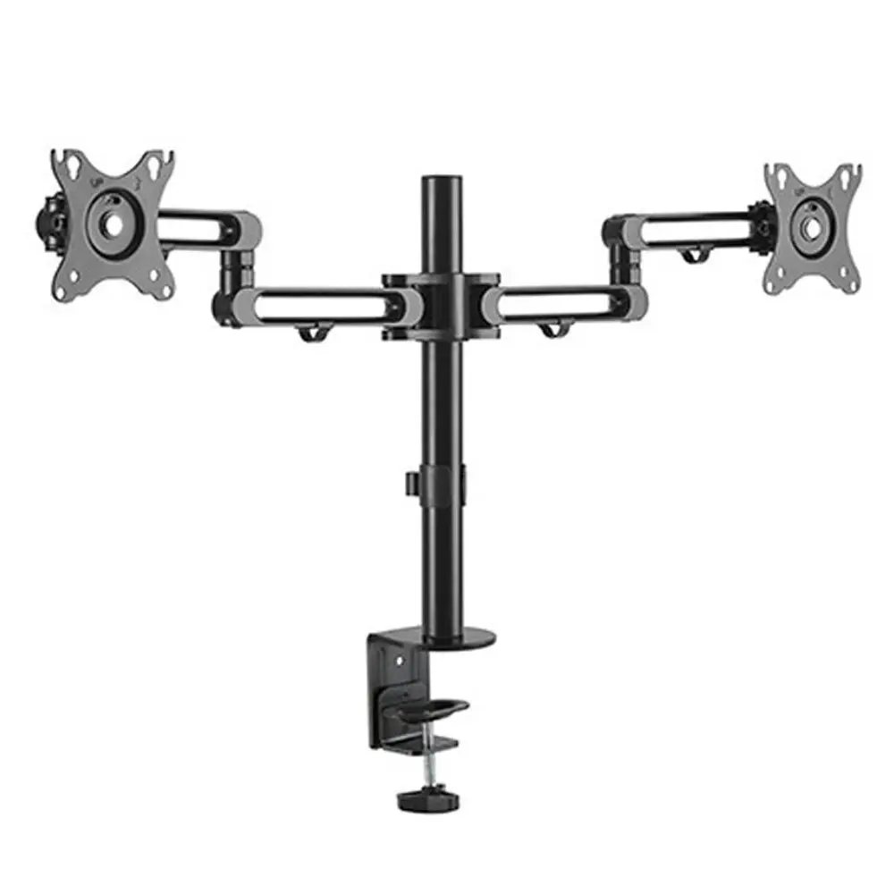 Office Trust Dual Monitor Premium Aluminium Articulating Monitor Arm f/ 17"-32"