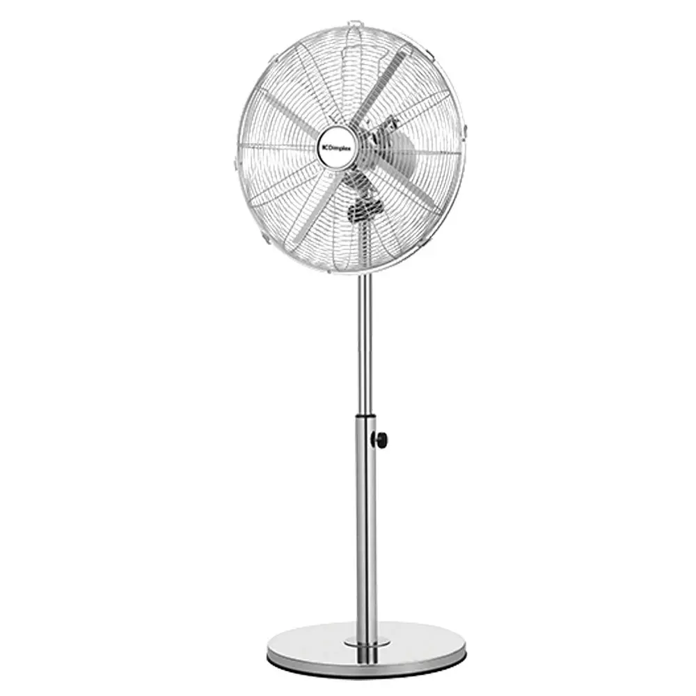 Dimplex DCPF40CH High Velocity Oscillating Pedestal Fan Home Cooling 40cm