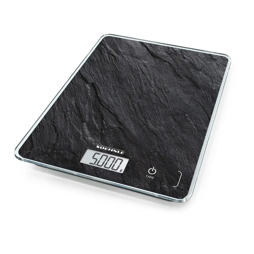 Soehnle Page Compact Digital LCD Kitchen Food Scale Measure/Weight Slate 5kg